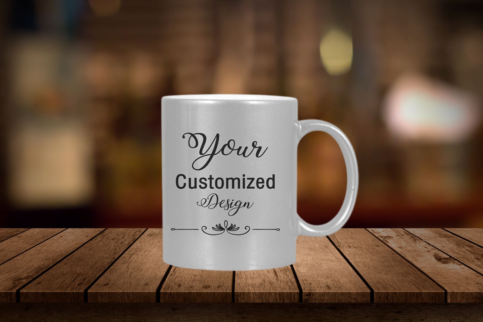 customized silver mugs